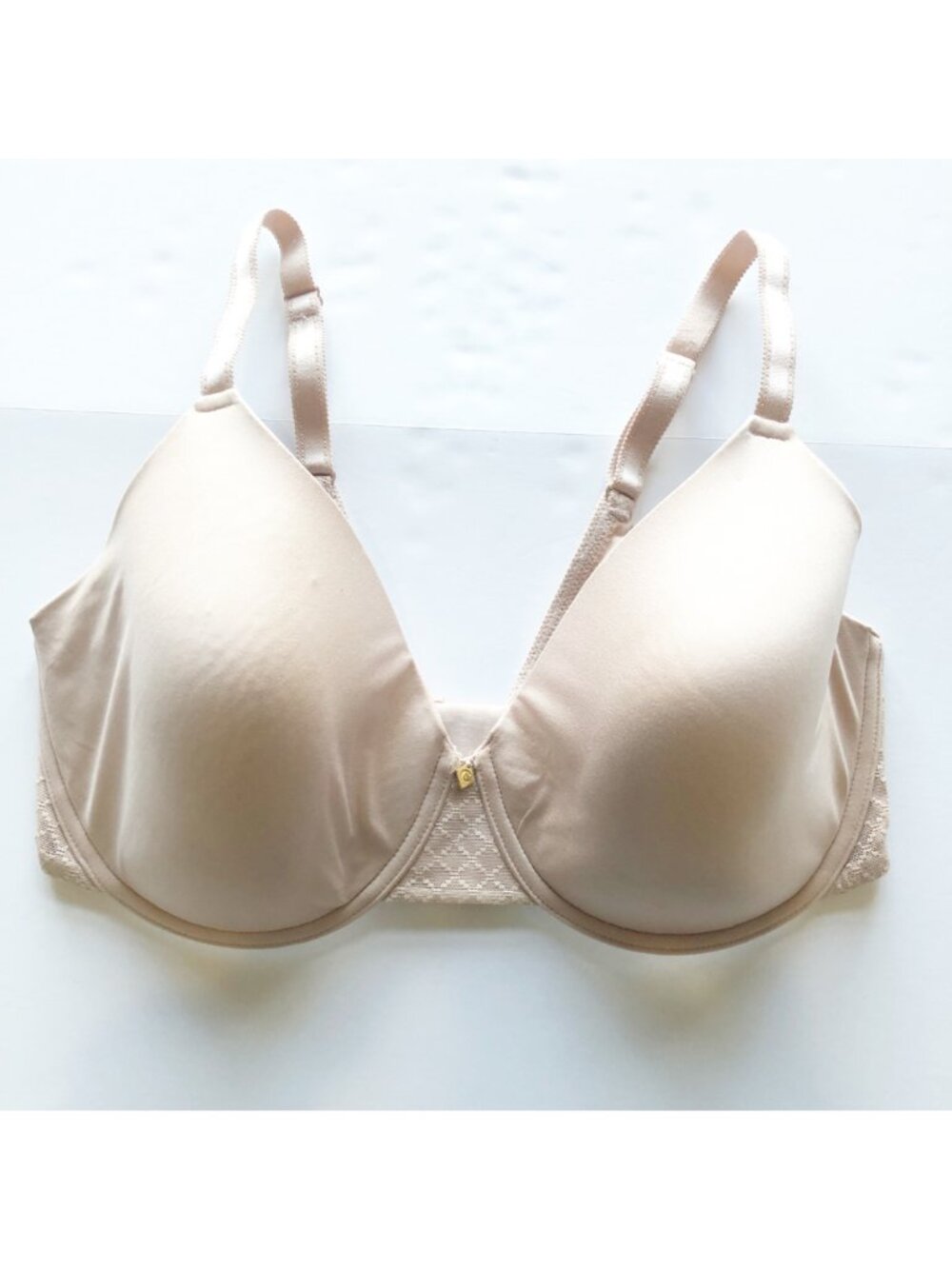 CHANTELLE Norah Chic Underwire T-Shirt Bra Nude Beige Womens 36DDD - Picture 2 of 4